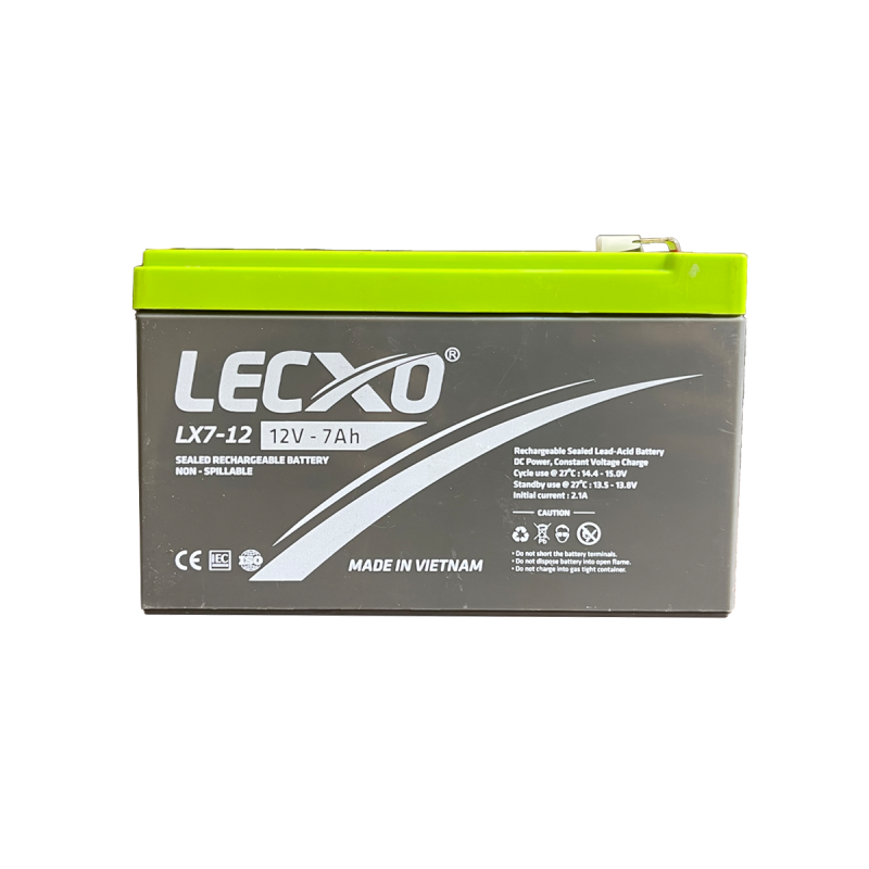 12V 7Ah Lecxo  Lead Acid Dry Battery