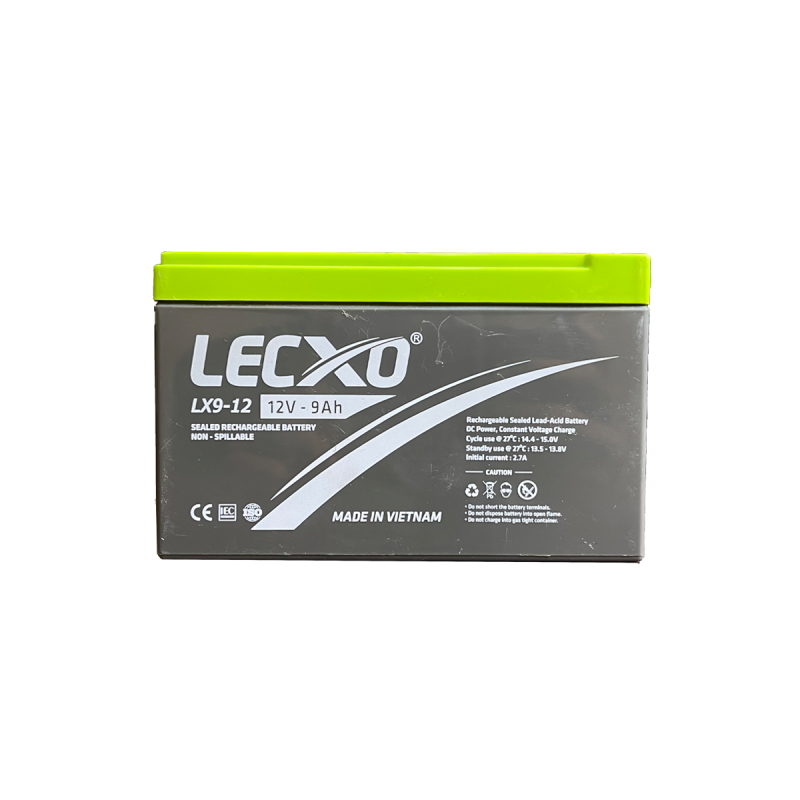 12V 9Ah lead acid rechargeable battery LECXO