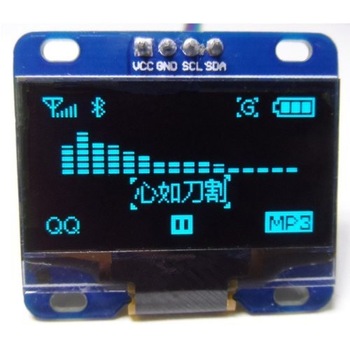 1.3" Inch Blue I2C IIC OLED LCD Module 4pin (with VCC GND)