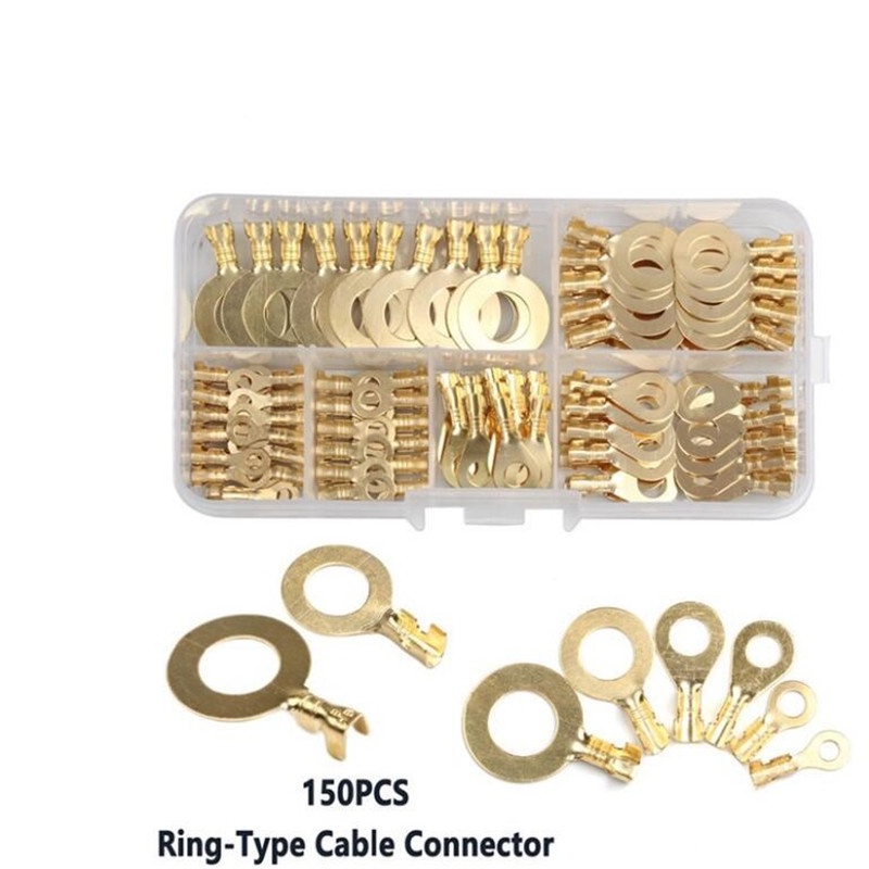 150PCS O Type Copper Terminal Kit