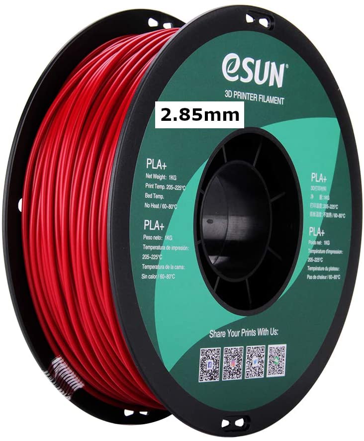 1.75MM PLA+3D FILAMENT FIRE ENGINE RED-1KG(N.W)