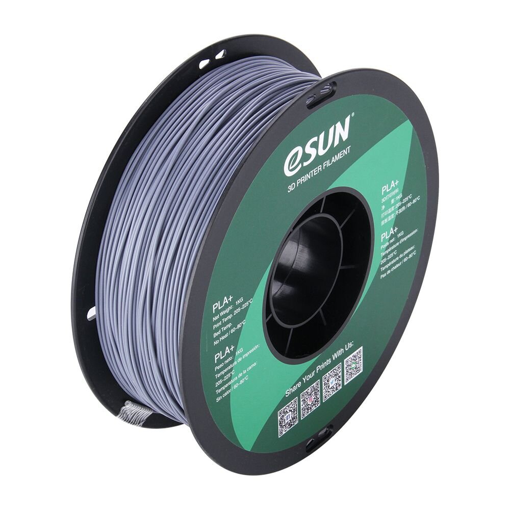 1.75MM PLA+3D FILAMENT GREY-1KG(N.W)