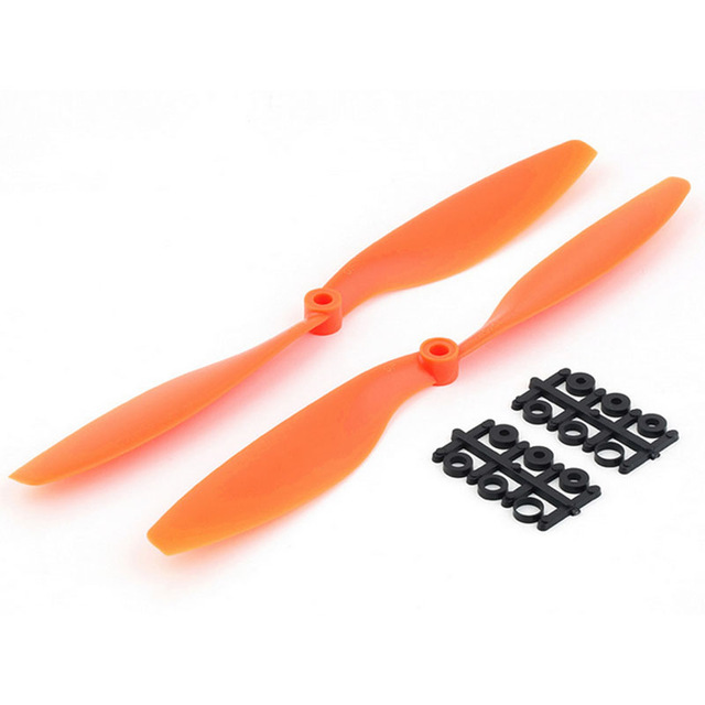 1 Pair 1045 Blade propeller 10 inch 10x4.5 for Quad copter Drone-RED