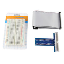 1x 40Pin GPIO Colorful Cable 1x 400 Points Breadboard 1x 40Pin Blue GPIO Extension Board