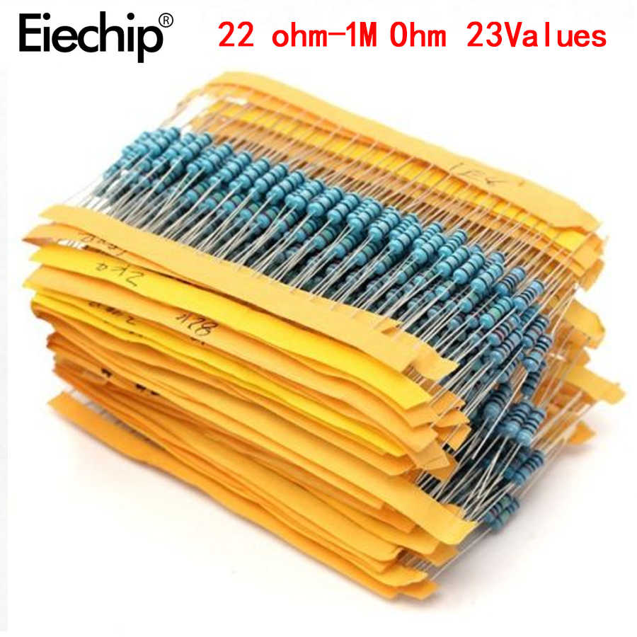 230PCS 23 Resistance Values 2W 22R-1M Resistance Kit