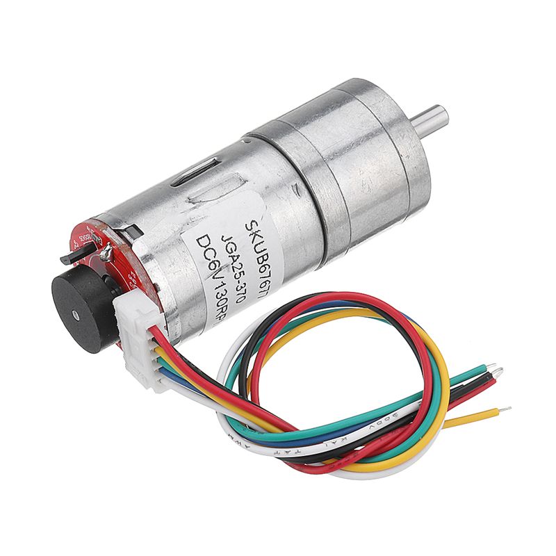 25GA-370 12V 620RPM DC Reducer Gear Motor with Encoder