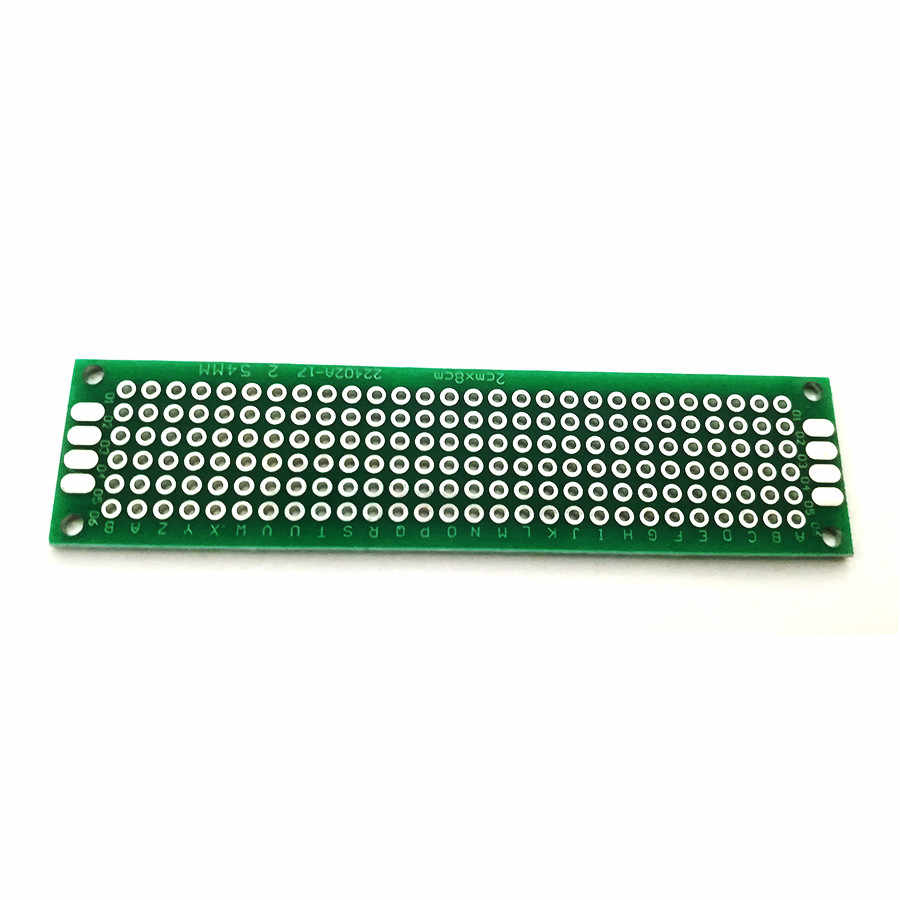 2*8cm Universal PCB Prototype Board Single-Sided 2.54mm Hole Pitch