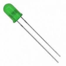 28mm Leg LED 3MM Green 2V 20mA (1pcs)