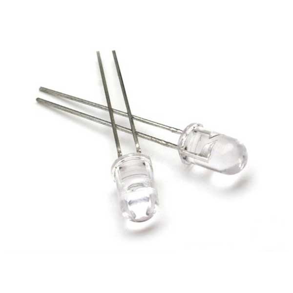 28mm Leg LED 5MM White (1pcs)