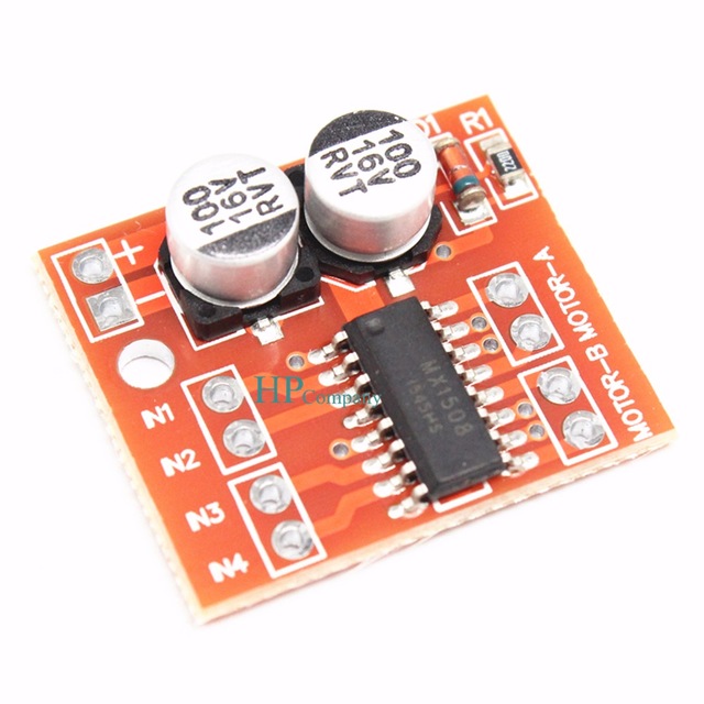 2 Channel DC Motor Drive Module PWM Speed Regulating Dual H Bridge Stepper Motor Mini Better than L298N