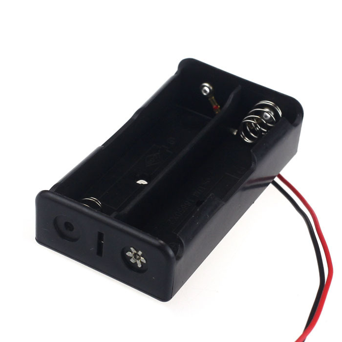 2 x 18650 Lithium Battery Cell Box, Without Cover