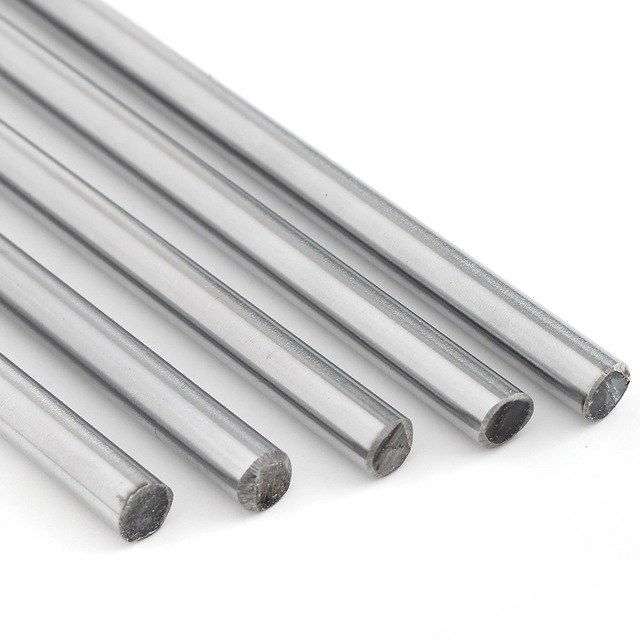 380mm Length High Frequency Chrome Plated Smooth Rod Diameter 8mm