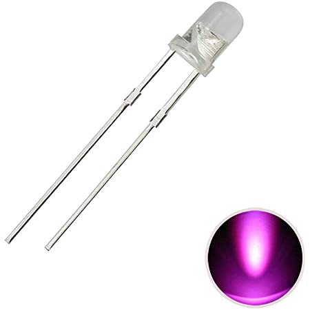 3mm DIP LED Diode Transparent Round Head Purple light 