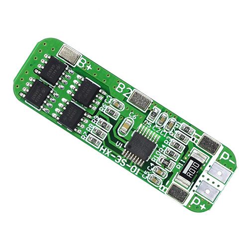  3 Series 12V 6A 10A18650 Lithium Battery Protection Board 11.1V 12.6V Anti Overcharge and Overdischarge Overcurrent Protection