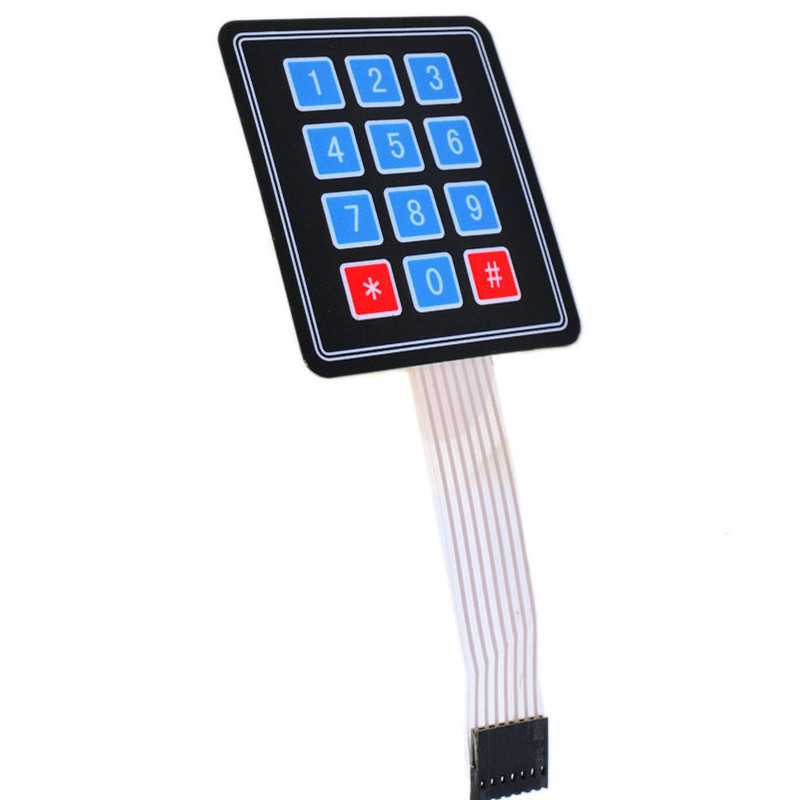 4*3 Membrane Switch Matrix Keypad