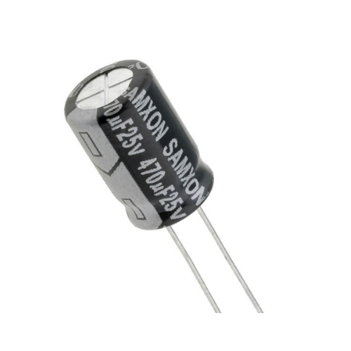 470uf 25V Electrolytic Capacitor 10mm X 17mm