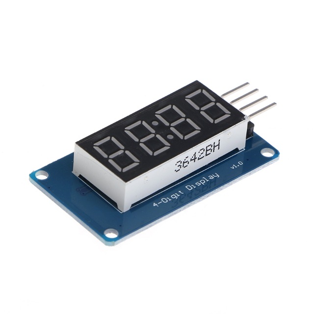 4 Bits TM1637 LED Display Module & Clock