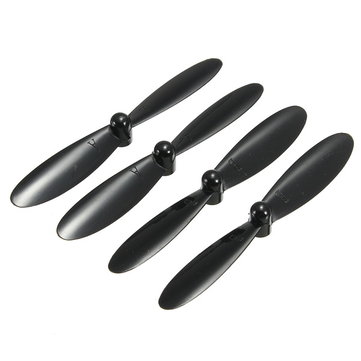 4pcs/set 55mm Black Propeller