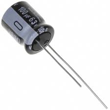 50V 100UF Electrolytic Capacitor 6mm X 12mm