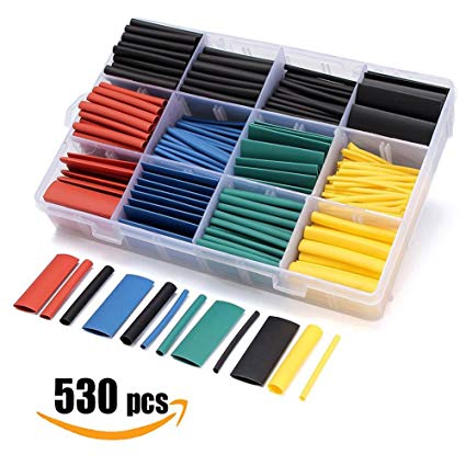 530pcs Colorful Heat Shrink Tubing Insulation