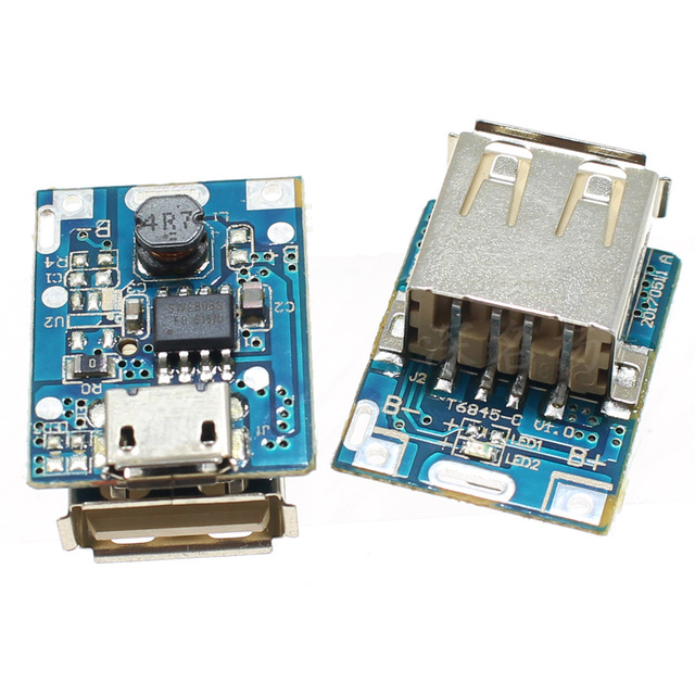 5V Step-Up Power Module Lithium Battery Charging Protection Board