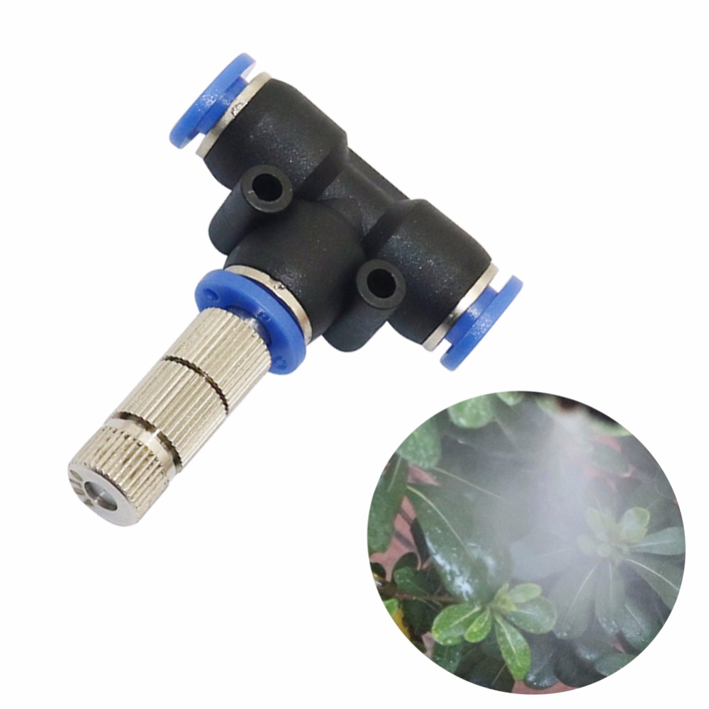 6mm Low Pressure Water Mist  Spray  0.5 mm with T connector 