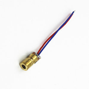 6mm Size 650nm 5mW Laser Head Copper Pointer Sight