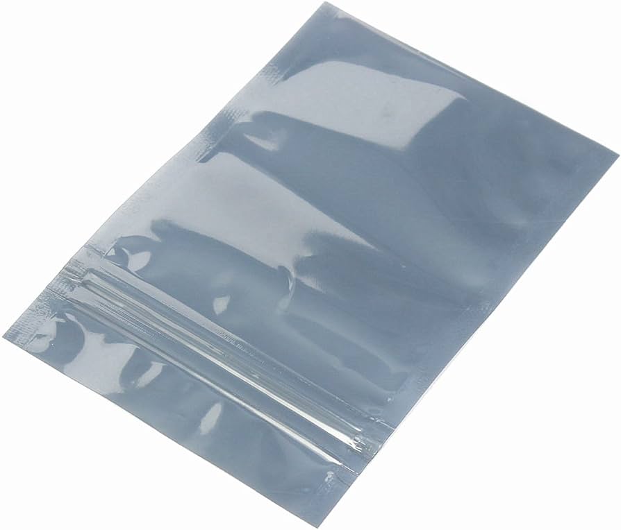 6x9cm ESD Zipper Lock Anti-Static Bag pack of 100