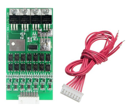 7S Cells 24V 20A Balancing Li-ion Lithium18650 Battery BMS Protection Board Integrated Circuits