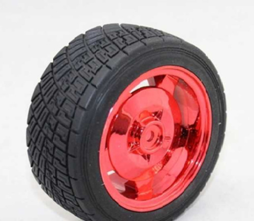 83MM Large Robot Smart Car Wheel, 35MM Width Surface Red