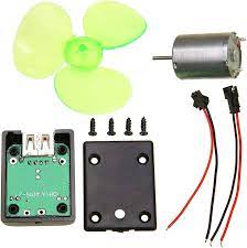 90mm Big Three-Leaf Micro Wind Generator DC Motor Set with Propeller