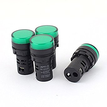 AC  220V  long life LED indicator lamp AD16-22DS GREEN