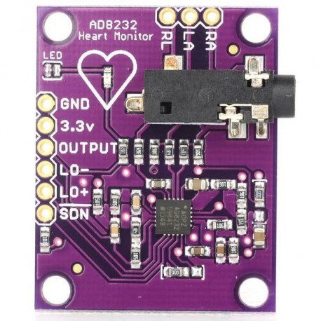 AD8232 ECG Monitoring Sensor Module