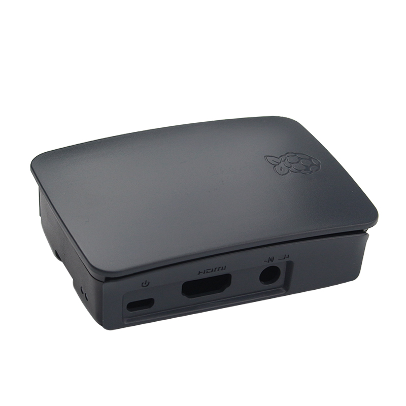 All Black Raspberry Pi 3 Official Case ABS Enclosure Box Shell