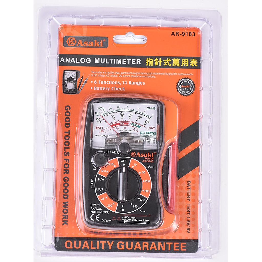 Analog multimeter