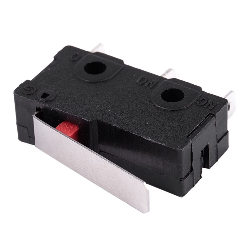 Arm Lever 16mm, 250V 5A SPDT 3-Pin Momentary Plastic Micro Limit Switch