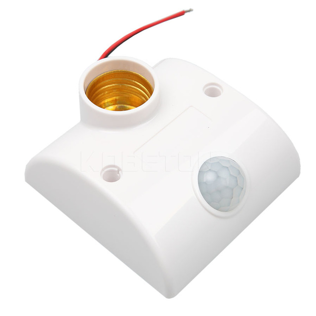 Automatic Wall Light Holder Socket PIR Motion Detector