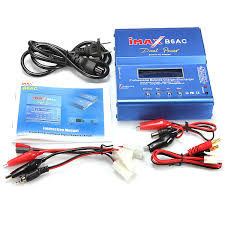 IMAX B6AC 80W Li-Battery Intelligent Lipo Balance Charger Discharger With Big Tamiya Wires-set