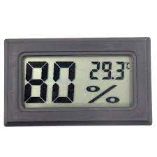 Black FY-11 Mini Digital LCD Environment DIY Thermometer