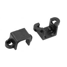 Black N20 Plastic Motor mount bracketSeat with Screw