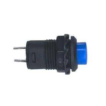 Blue DS-428 12MM 2PIN Self-Locking ON-OFF Push Button Switch