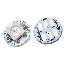  BTF-LIGHTING WS2812B  5050SMD Individually Addressable Smart RGB LED -White Pcb  