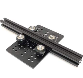 c-beam DIY Openbuilds Slider For v-slot t Gantry Plate Big +Openbuilds Isolation Column+Plastic wheel with Bearings Pulley