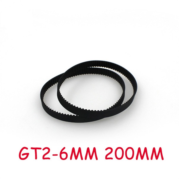 Closed-loop GT2-6mm Belt 200mm Long