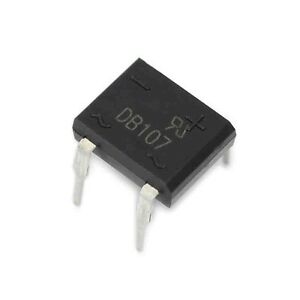 DB107 1A 1000V Single Phases Diode Rectifier Bridge