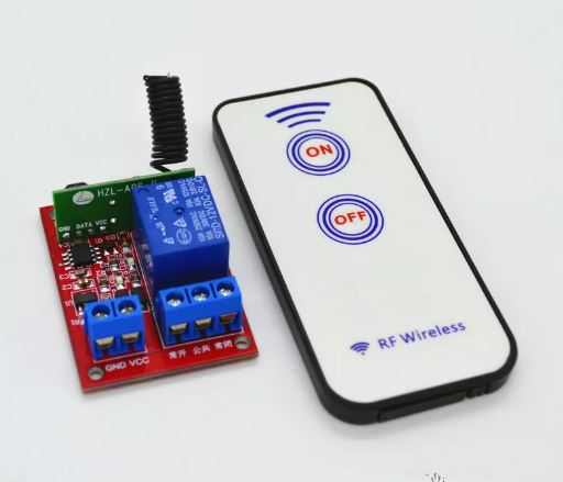 DC 12V 1 Channel Relay Module 433Mhz RF Wireless Remote Control