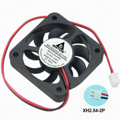 DC24V 5010 Double Ball Cooling Fan with XH2.54-2P 12CM Cable Size:50*50*10MM