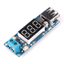 DC 4.5-40V To 5V 2A USB Charger DC-DC Step-down Buck Converter Voltmeter Module