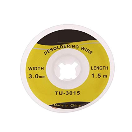 Desoldering copper Wire 3.0mm 1.5m length 