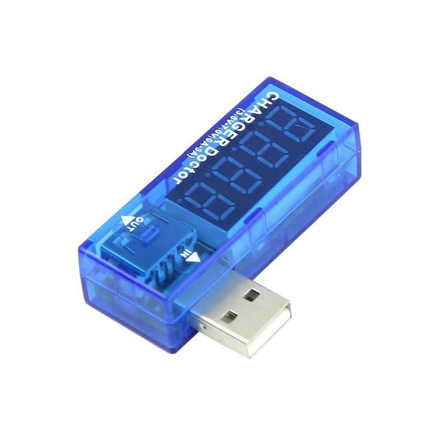 Digital USB Mobile Power Charging-Current Voltage Tester Meter